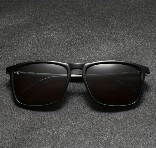 Retro Glasses- Classic Black/Red Vintage Eyewear